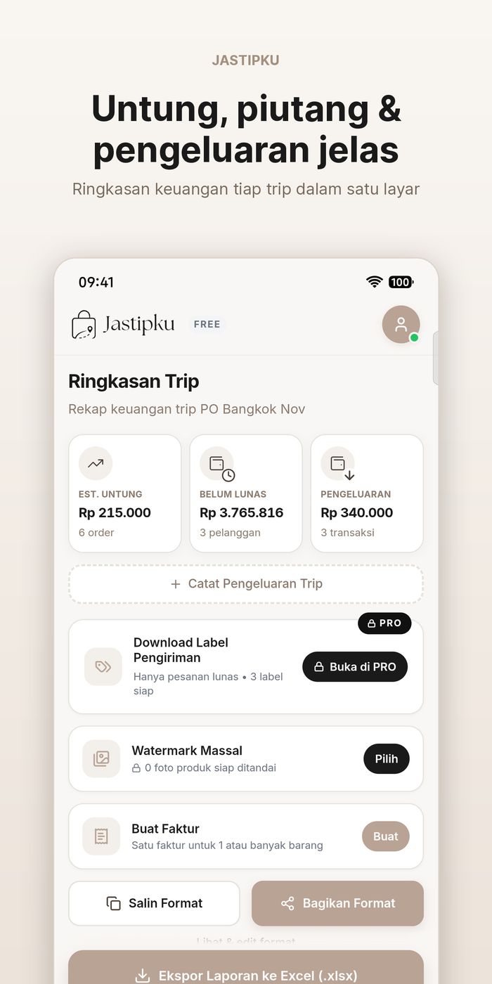Bilan du voyage dans Jastipku